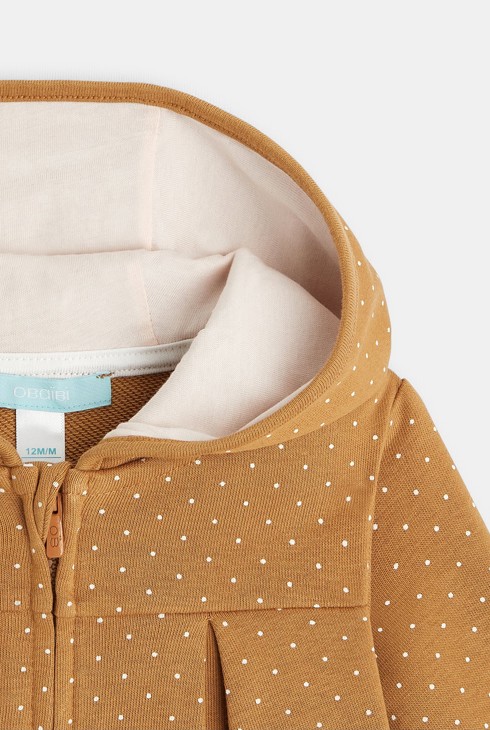 Kapuzensweatshirt mit Reißverschluss aus Molton (2er-Set) Rosa Baby Mädchen 2