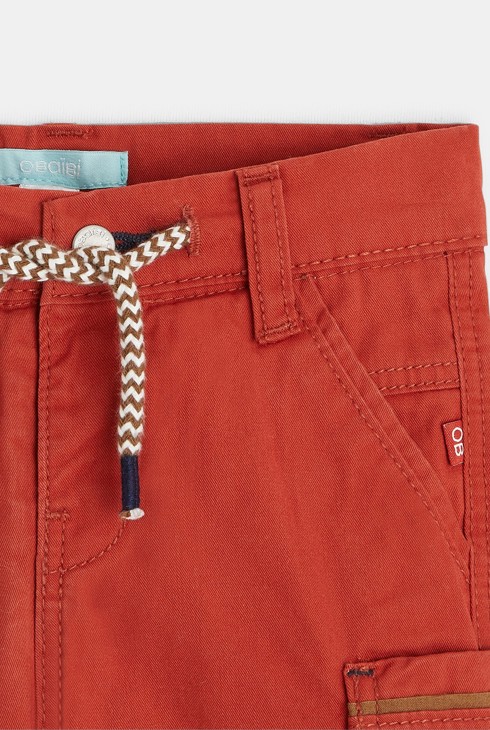 Pantalon battle à revers orange bébé garçon 2