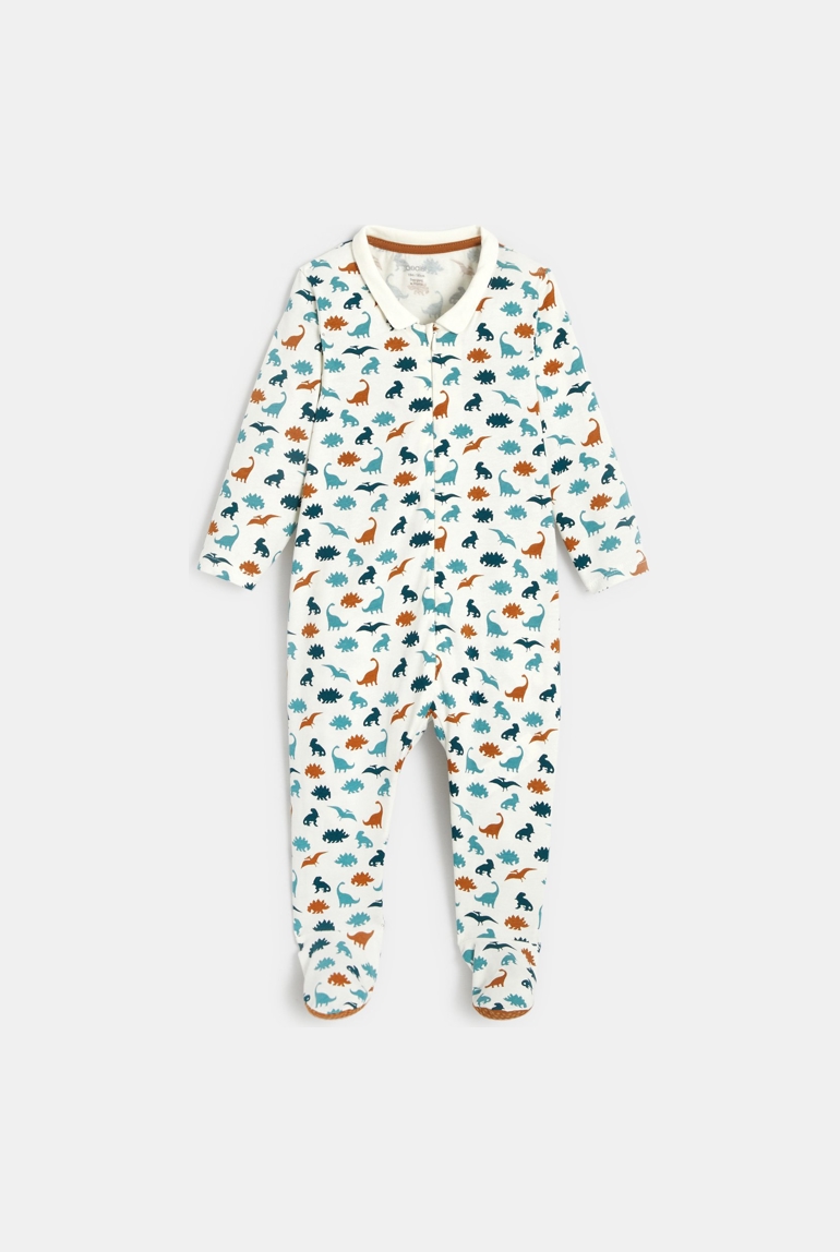 Jersey-Strampler Dinosaurier Baby Jungen 1