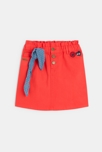 Jupe denim fille rouge Chipie