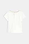 T-shirt Yellow tigres blanc bébé fille 3