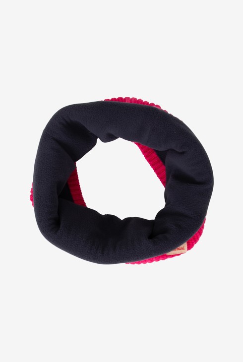 Snood enfant tricot côtes rose mixte Catimini 2