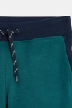 Pantalon de jogging molleton tricolore vert garçon 2