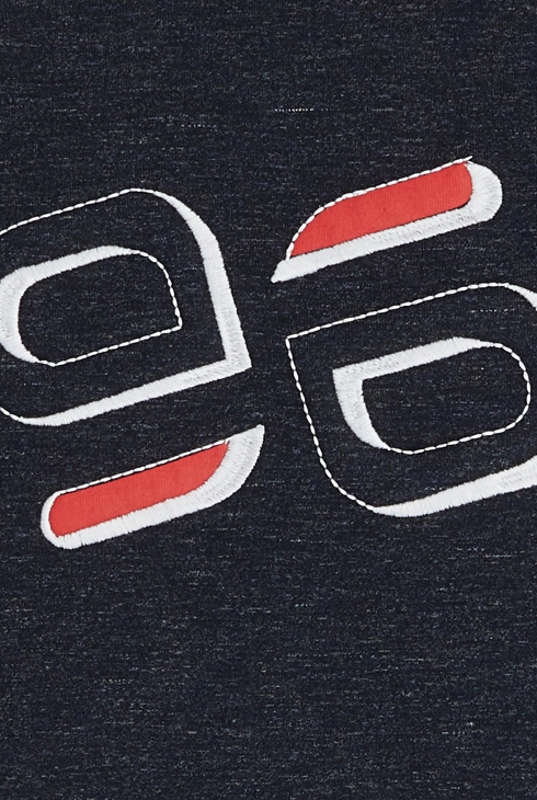 Sweat-shirt tricolore "96" bleu garçon