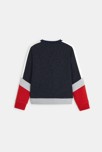 Felpa tricolore "96" blu bambino 3
