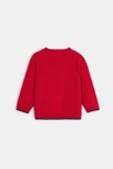 Pull maille patch renne rouge bébé garçon 4