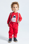 Pull maille patch renne rouge bébé garçon 5