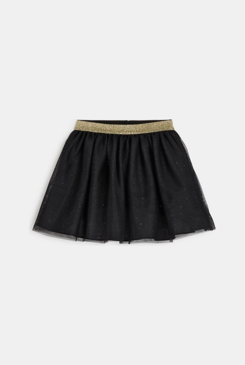 Jupe tutu courte et pailletée noire fille