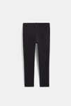 Leggings chauds unis noir fille 2