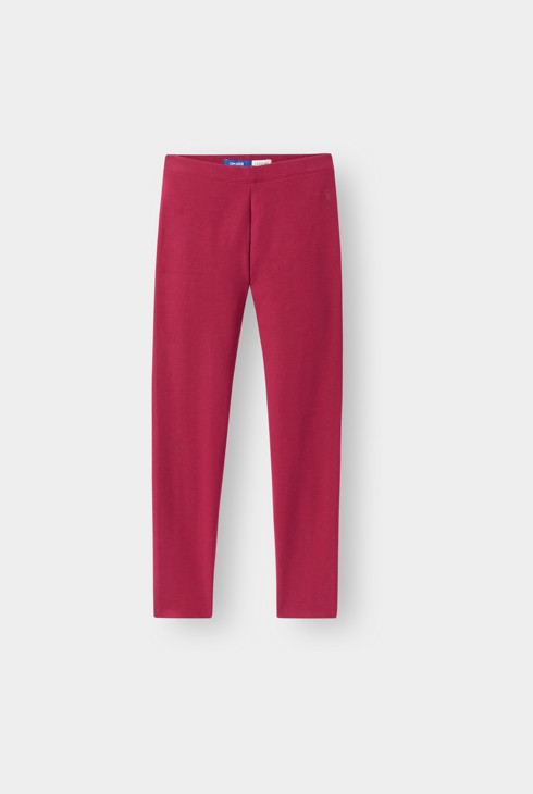 Legging rose foncé fille 1