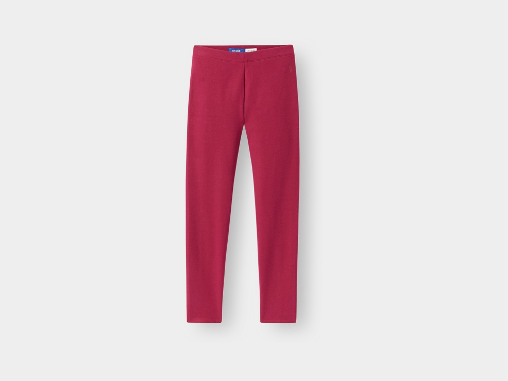 Legging rose foncé fille 1