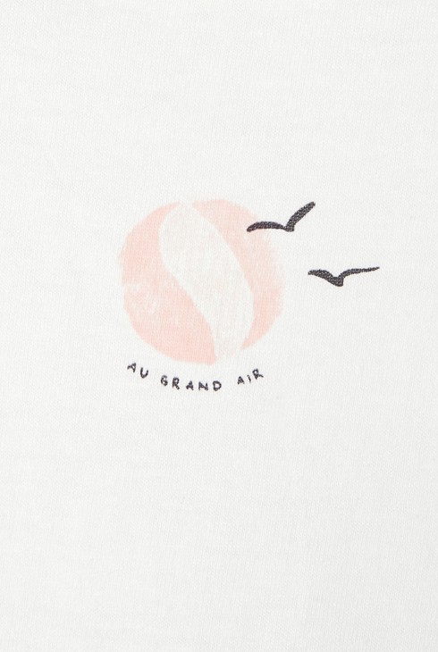 T-shirt manches courtes en coton bio rose mixte Absorba 2