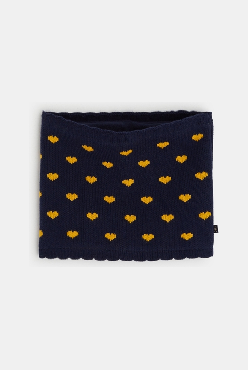 Snood majhna srca modra deklica 1