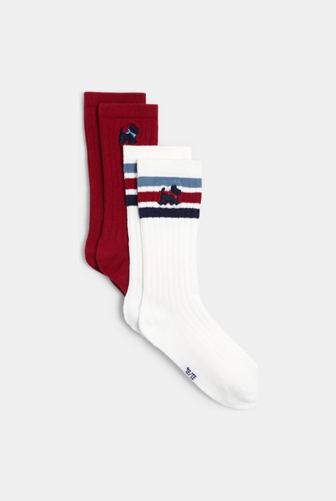 Socken-Set Scottish Rot Mädchen 1