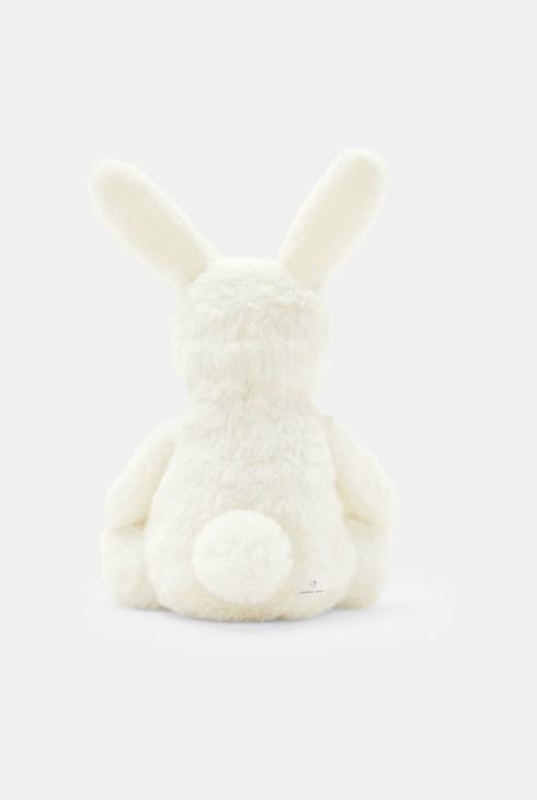 Grand doudou lapin en peluche blanc naissance Absorba