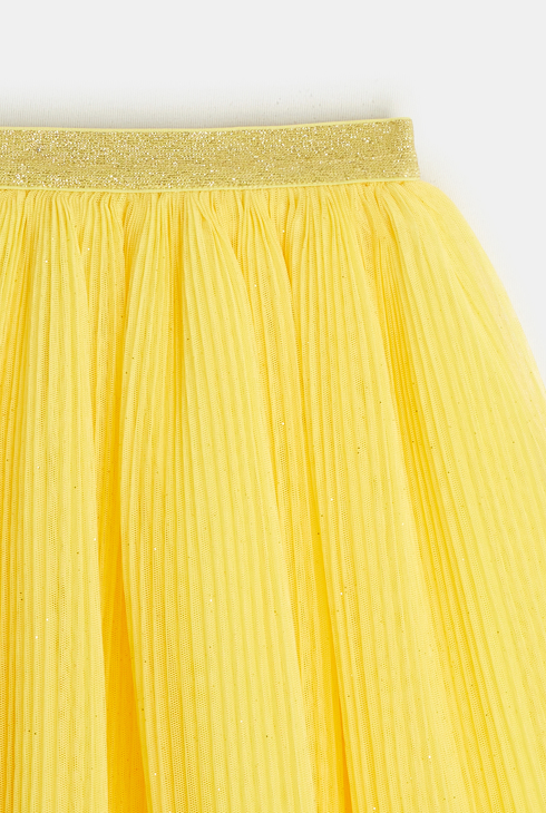 Jupe ballerine pailletée jaunes fille