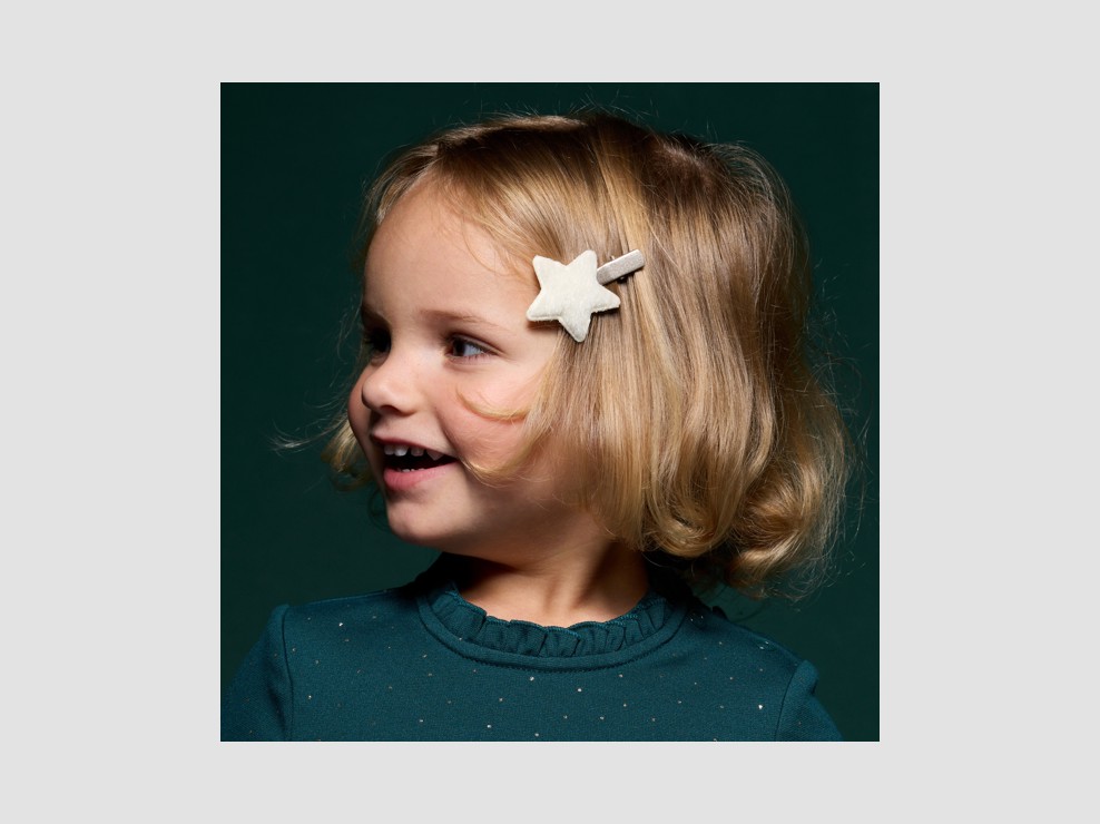 Haarspangen mit Sternen (2er-Pack) Weiß Mädchen 1