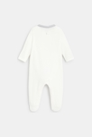 Dors-bien velours animaux col chambray blanc naissance 3