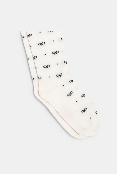Collants doux blancs fille Lili Gaufrette 2
