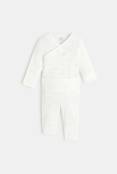 Bodysuit and jersey pants with cats 2