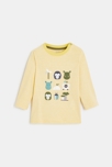 T-shirt rayé savane jaune bébé garçon