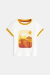 T-shirt savane jaune bébé garçon