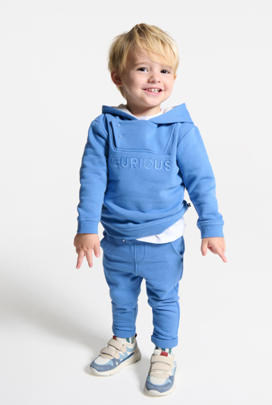 Jogging molleton bleu bébé garçon