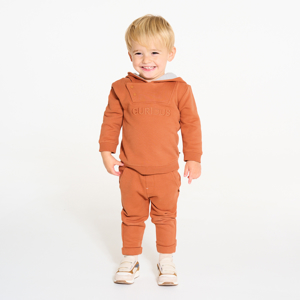 Jogging molleton orange bébé garçon 1