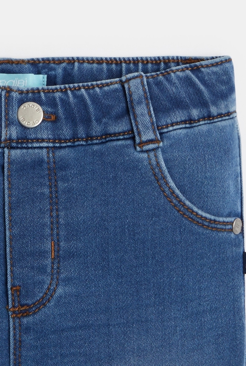 Schlupfjeans mit elastischem Bund Blau Baby Jungen