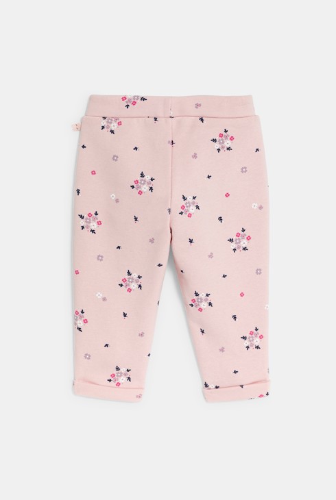 Rosa Babyhose aus Molton für Mädchen 2