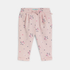 Pantalon molleton rose bébé fille