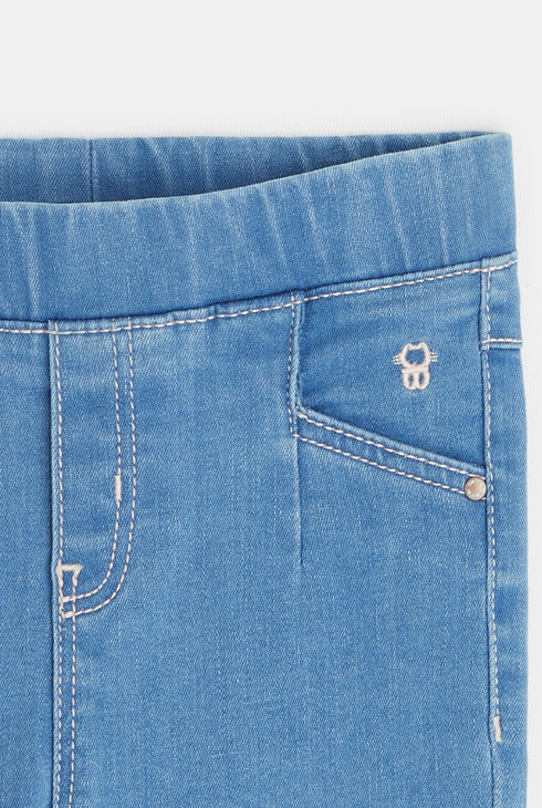 Pajkice iz denima modra dojenček deklica 2