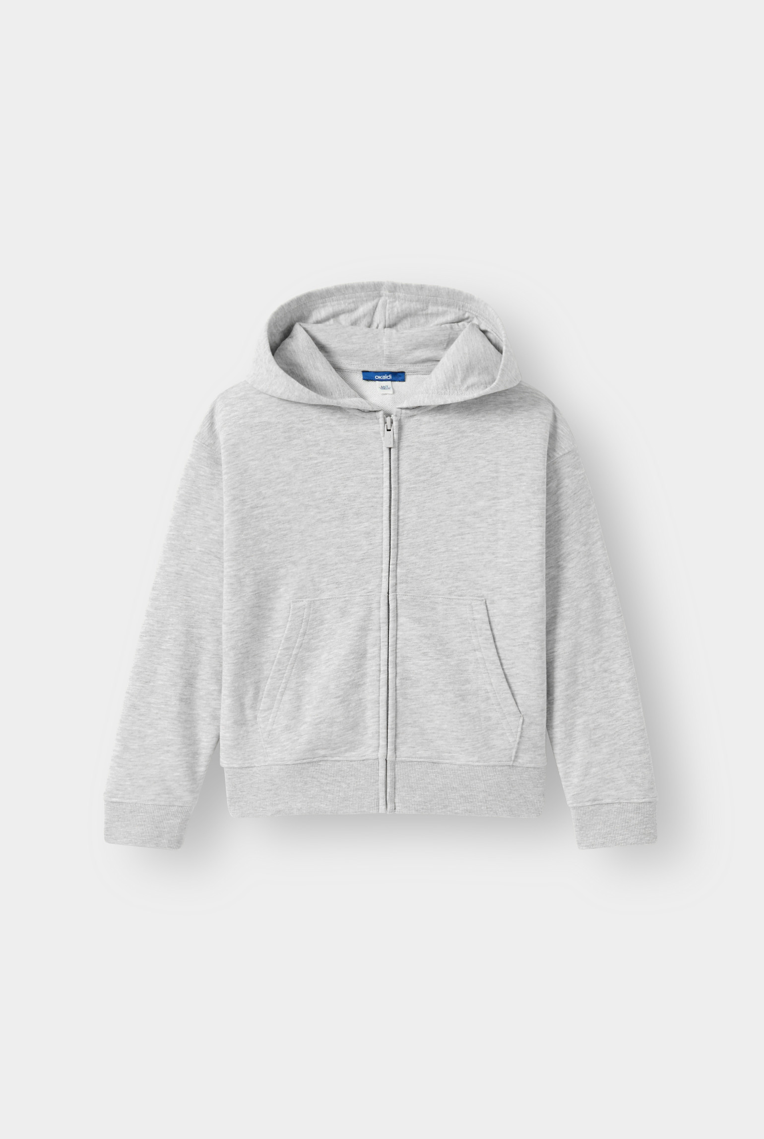 Sweat à capuche gris garçon - Gris Raton