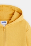 Kapuzen-Sweatshirt mit Reißverschluss gelb Jungen 3
