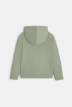 Sweat zippé à capuche vert garçon 3
