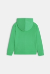 Sweat zippé à capuche vert garçon 4