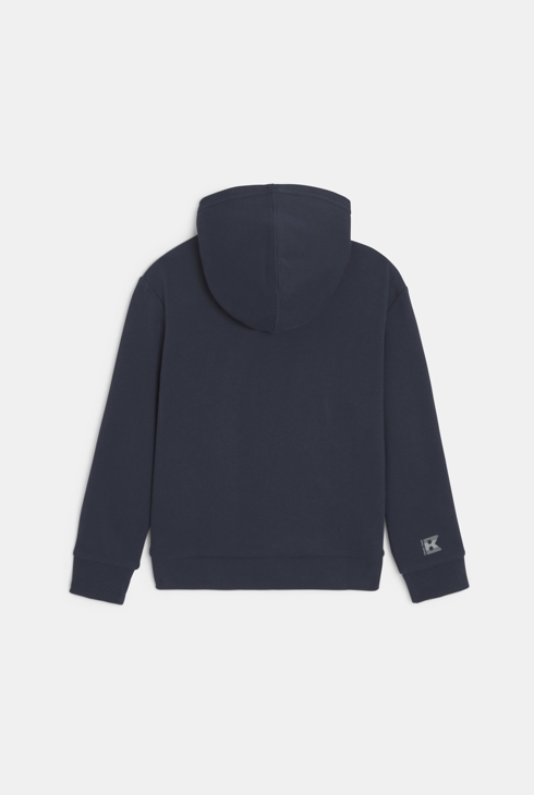 Sweatshirt mit Reißverschluss und Kapuze Blau Jungen
