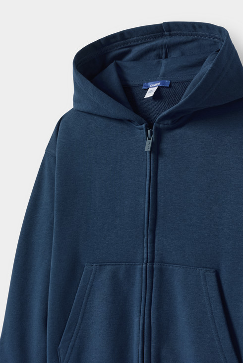 Hoodie mit Reißverschluss blau Jungen 2