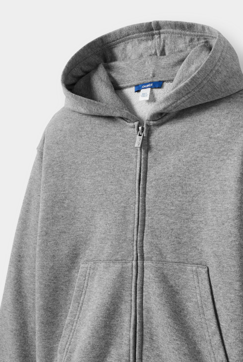 Sudadera con capucha gris para niño 2