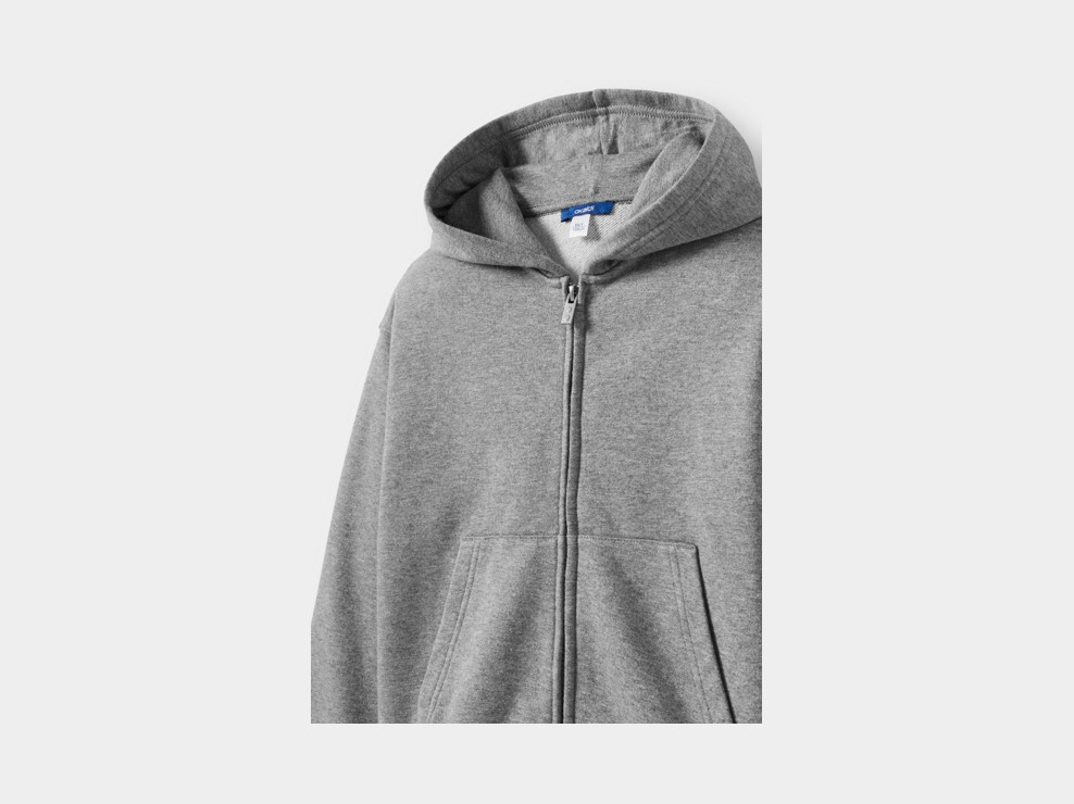 Sweat à capuche gris garçon 2