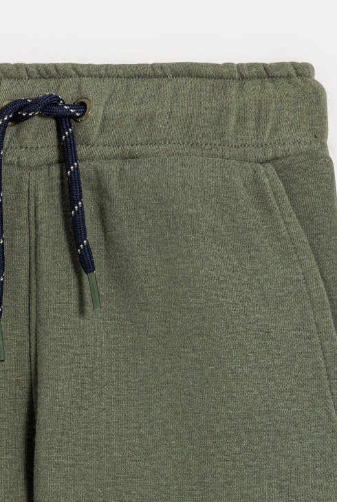 Unifarbene Jogginghose mit Cargo-Taschen Grün Jungen