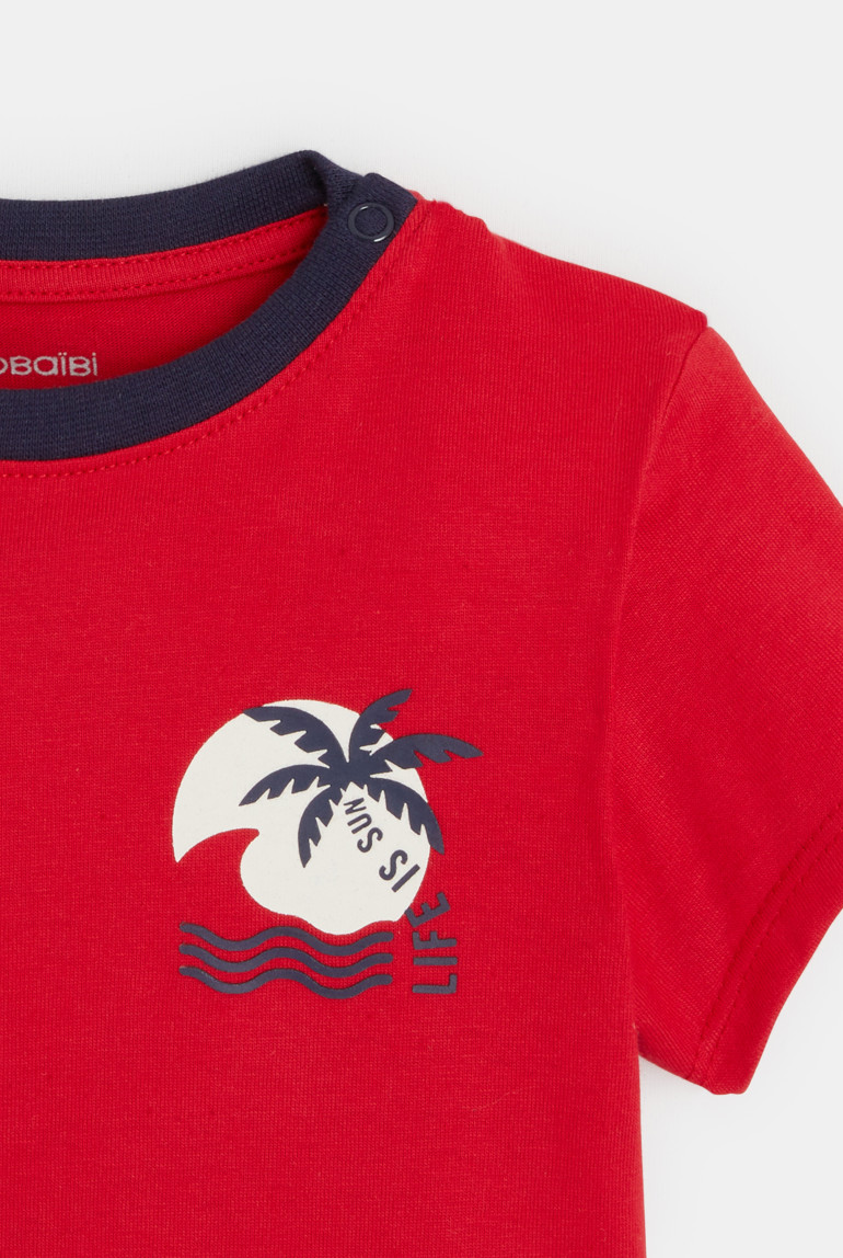 Palm tree T-shirt Okaïdi & Obaïbi