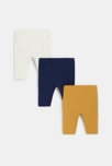Legging caleçon (lot de 3) bleu bébé fille 2