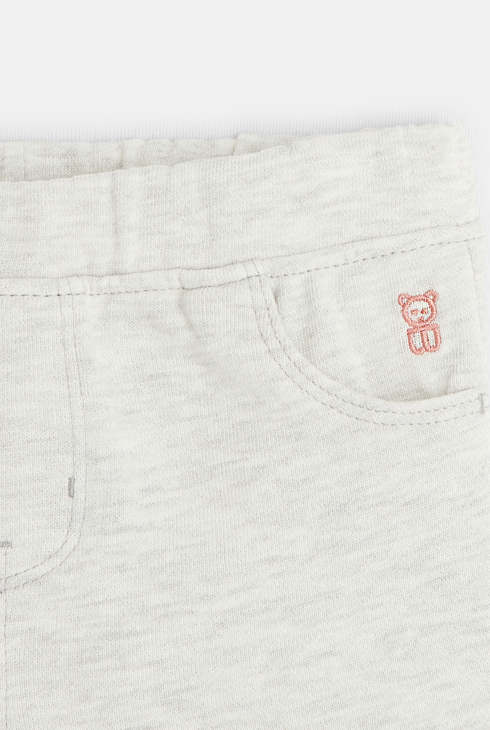 Short molleton (lot de 2) rose bébé fille