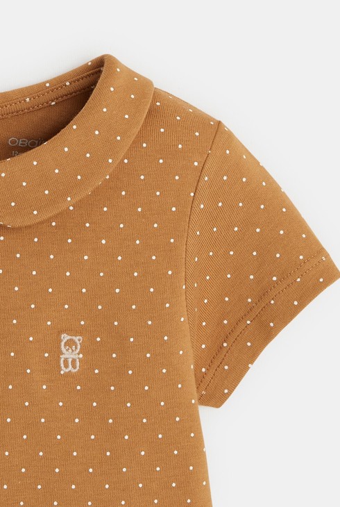 T-Shirt mit kleinem Kragen (3er-Set) Rosa Baby Mädchen 2