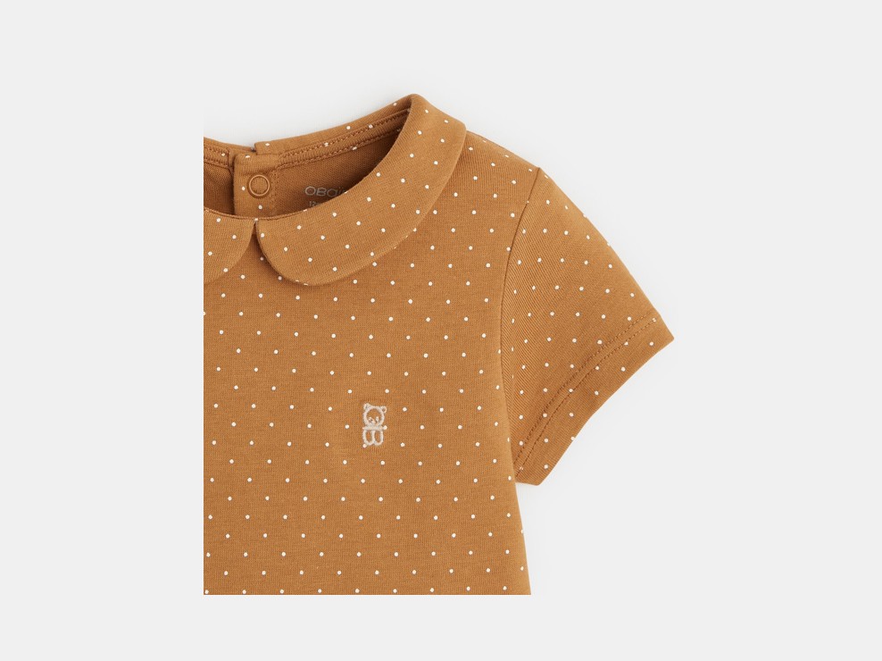 T-Shirt mit kleinem Kragen (3er-Set) Rosa Baby Mädchen 2