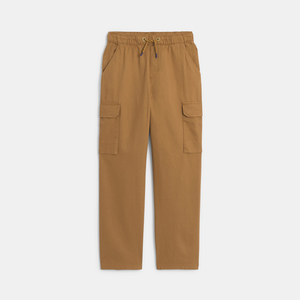 Pantalon battle coton marron garçon Catimini 1