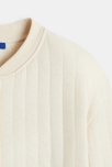 Blouson matelassé uni blanc fille 2