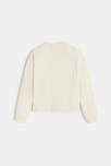 Blouson matelassé uni blanc fille 3