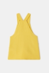 Robe à bretelles papillon jaune bébé fille 3